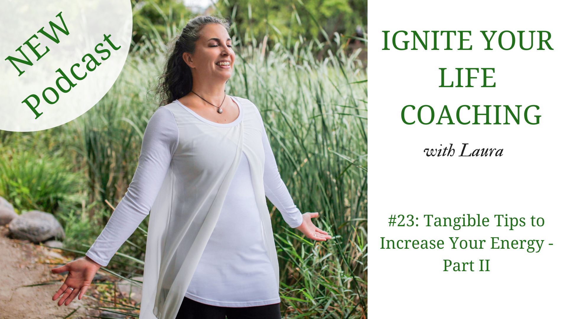 Podcast #23: Tangible Tips to Increase Your Energy: Part II | Ignite Your Life with Laura