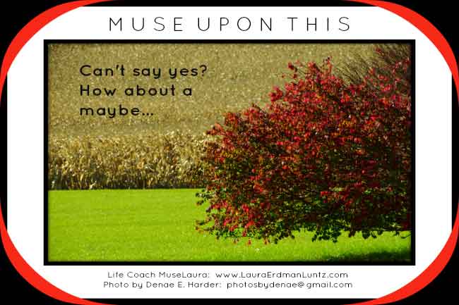 Musing: How about a maybe | LifeCoaching with MuseLaura