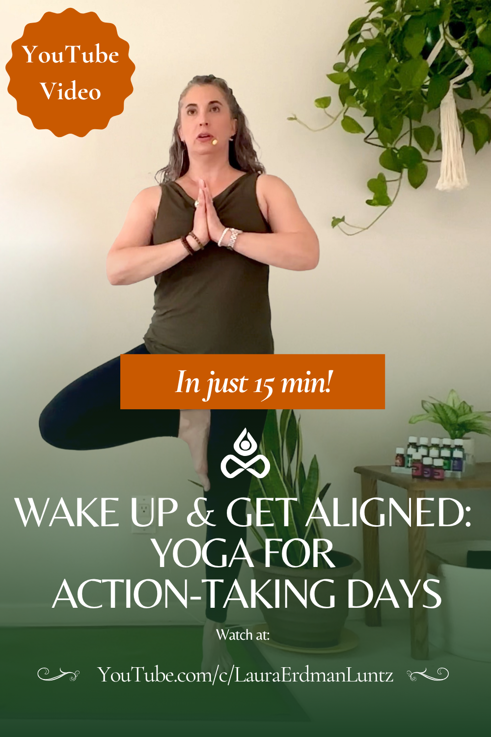 Wake Up & Get Aligned: Yoga for Action-Taking Days | Yoga with Laura