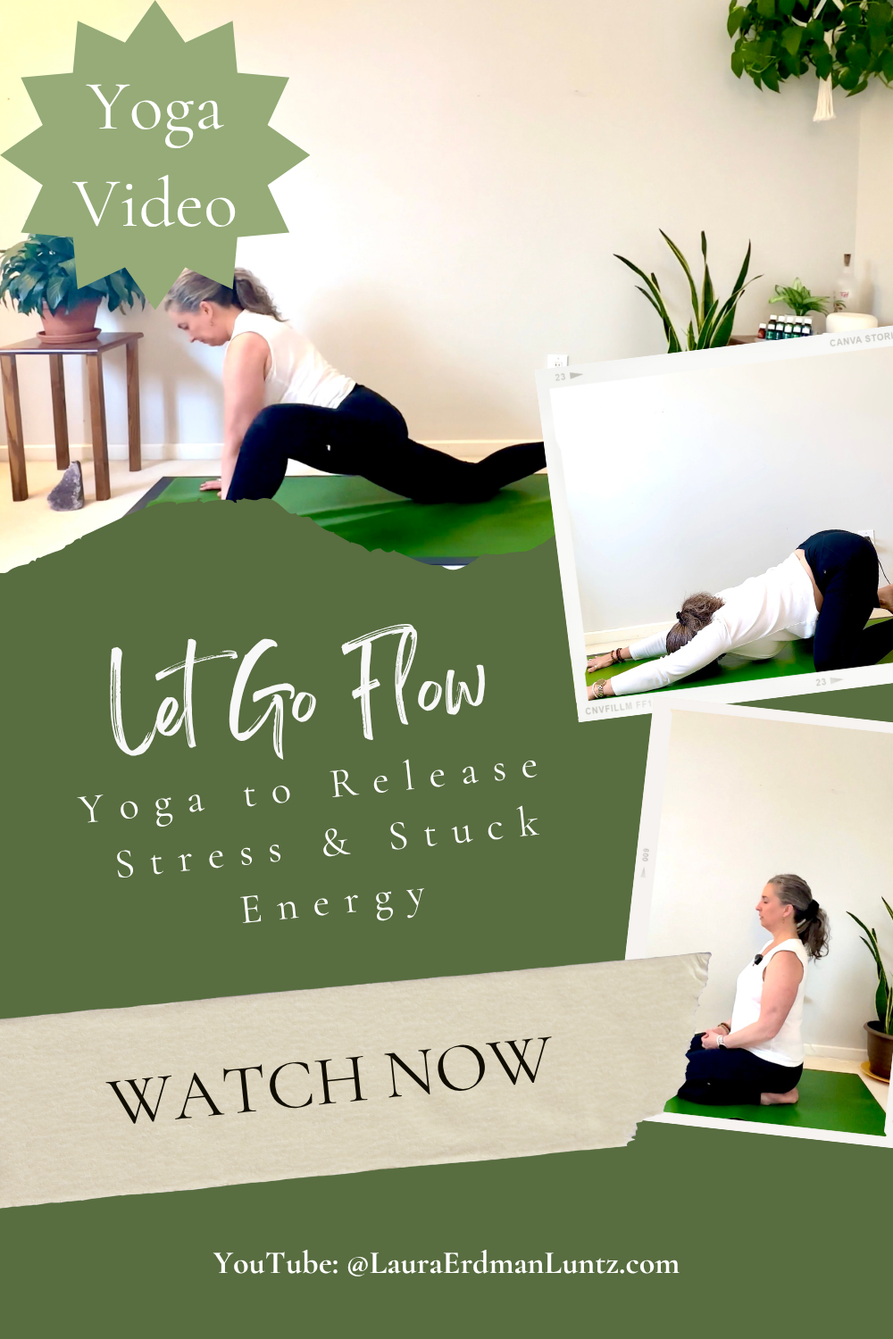 Let Go Flow | Yoga to Release Stress & Stuck Energy | Yoga with Laura