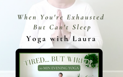 NEW YOGA: Yoga for When You’re Exhausted But Can’t Sleep | 10-Minute Bedtime Yoga
