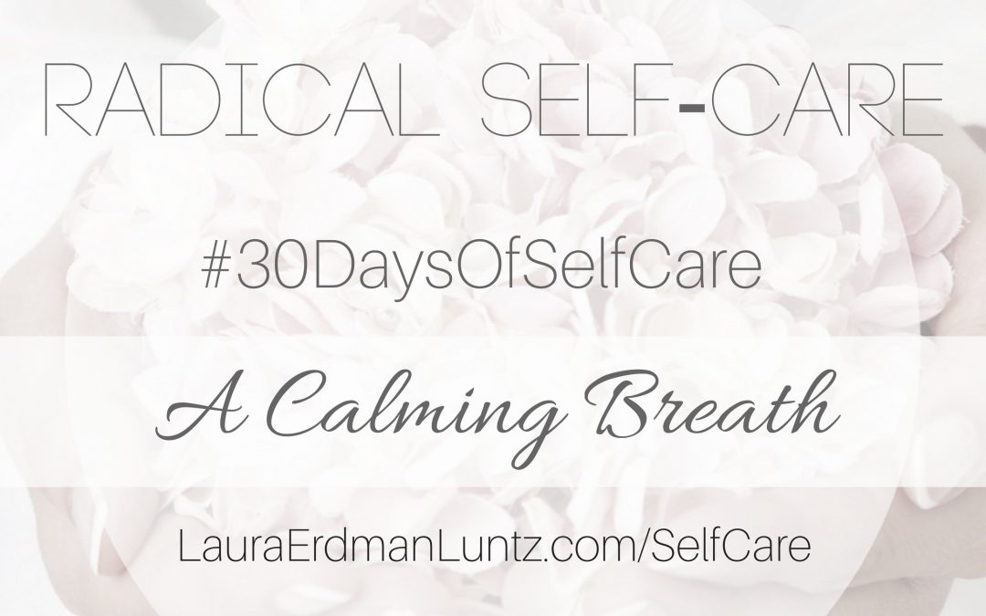 #30DaysOfSelfCare: A Calming Breath