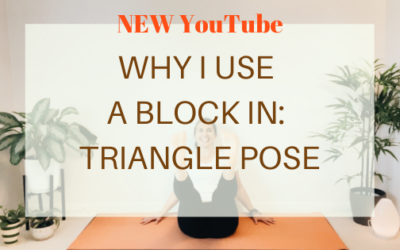 NEW YOUTUBE: Why I Use a Block in Triangle Pose