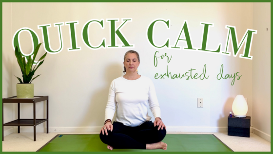 NEW YouTube: Burnout Recovery Yoga for Midlife Women | Quick 15 Min Flow