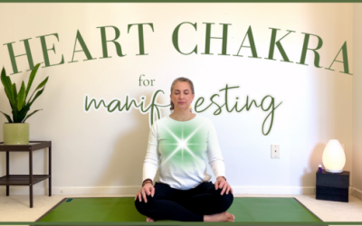 NEW YouTube: Yoga for Receiving | Heart Chakra Activation for Manifestation & Alignment