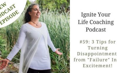 #59: 3 Tips for Turning Disappointment  from “Failure” Into Excitement!