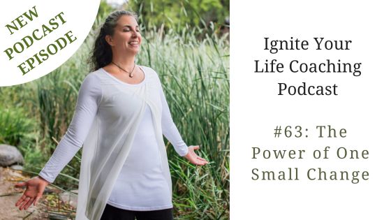 Podcast  #63: The Power of One Small Change