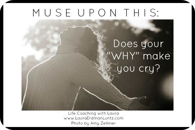 Monday Morning Musing: Does Your Why Make You Cry?
