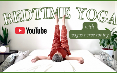 NEW YouTube: Bedtime Yoga for Better Sleep | Vagus Nerve Relaxation & Nervous System Reset