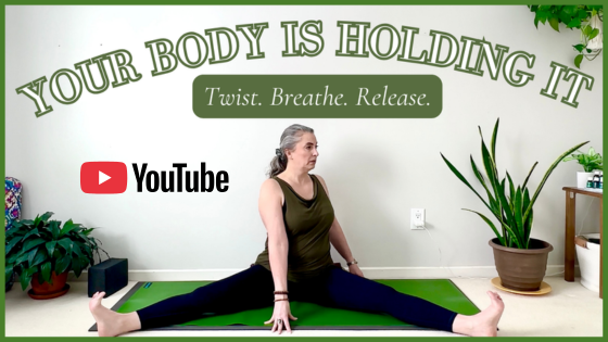 NEW YouTube: Yoga for Letting Go | Twists to Release Stress on Every Level
