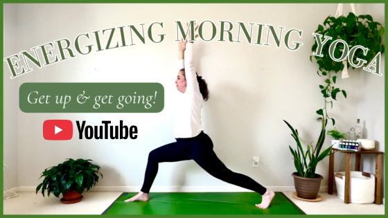 NEW YouTube: Morning Yoga for Motivation, Focus & Productivity